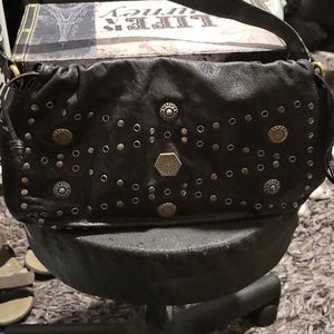 Black Studded Purse